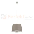 Lampa wisząca TUTOIA 11682 Nowodvorski Lighting beżowy klosz tkaninowy 1xE27