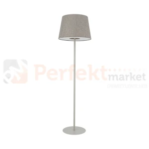 Lampa podłogowa TUTOIA 11683 Nowodvorski Lighting beżowy klosz tkaninowy 1xE27