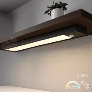 Lampka podszafkowa bezprzewodowa Viro 3CCT 30cm ładowana 1000mAh USB-C dwupak [warianty]