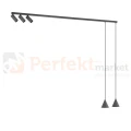 Plafon sufitowy FOURTY 11472 Nowodvorski Lighting jedwabisty grafit 5xGU10 - 5