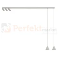 Plafon sufitowy FOURTY 11451 Nowodvorski Lighting jedwabisty szary 5xGU10