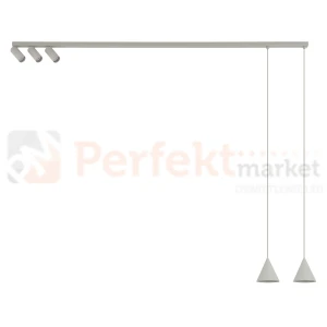Plafon sufitowy FOURTY 11451 Nowodvorski Lighting jedwabisty szary 5xGU10