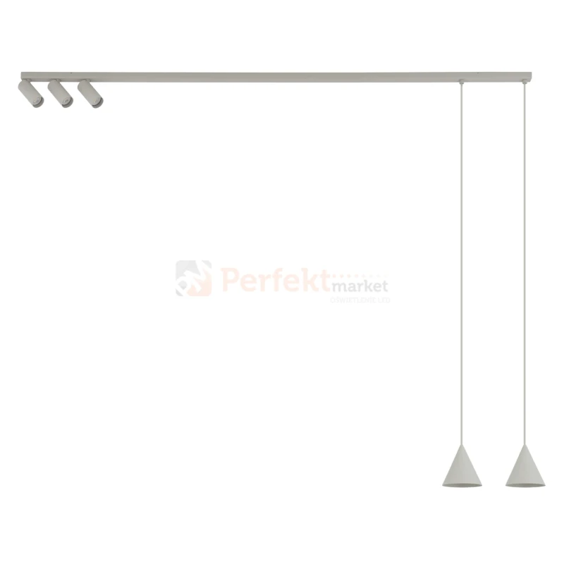 Plafon sufitowy FOURTY 11451 Nowodvorski Lighting jedwabisty szary 5xGU10 - 10