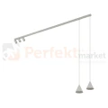 Plafon sufitowy FOURTY 11451 Nowodvorski Lighting jedwabisty szary 5xGU10 - 4
