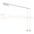 Plafon sufitowy FOURTY 11451 Nowodvorski Lighting jedwabisty szary 5xGU10 - 5