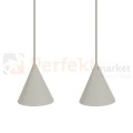 Plafon sufitowy FOURTY 11451 Nowodvorski Lighting jedwabisty szary 5xGU10 - 6
