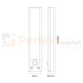 Lampka podszafkowa bezprzewodowa Viro 3CCT 20cm ładowana 800mAh USB-C dwupak perfekt market olsztyn