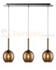 Lampa wisząca Monic Copper potrójna sufitowa kule kula oświetlenie_LED led pendant miedziana miedź MD1629-3A  Zuma Line perfektmarket.jpg