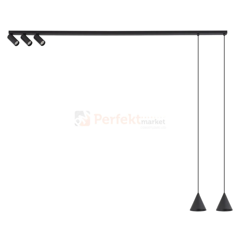 Plafon sufitowy FOURTY 11448 Nowodvorski Lighting czarny 5xGU10 - 10