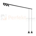 Plafon sufitowy FOURTY 11448 Nowodvorski Lighting czarny 5xGU10 - 5