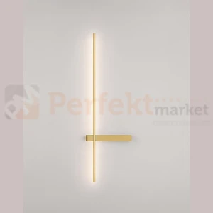 Złoty kinkiet LED CCT 73cm 5W HIGUERA LE46069 Luces Exclusivas