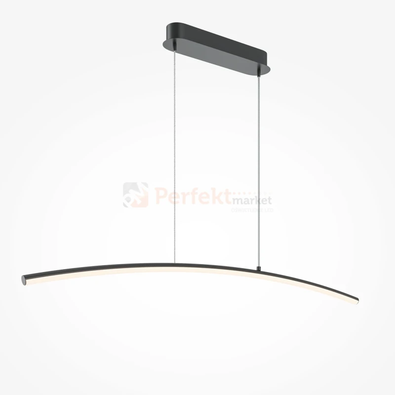 Lampa wisząca Curve czarny silikon LED Maytoni - 9