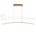 Lampa wisząca liniowa LED mosiądz CCT 98 cm Curve Maytoni MOD243PL-L18BSK