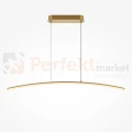 Lampa wisząca liniowa LED mosiądz CCT 98 cm Curve Maytoni MOD243PL-L18BSK - 2