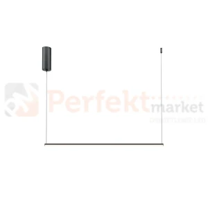 Lampa wisząca LED liniowa czarna CCT 80 cm Halo MOD246PL-L16BK Maytoni