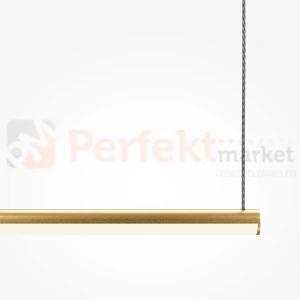 Lampa wisząca LED liniowa mosiądz CCT 80 cm Halo MOD246PL-L16BSK Maytoni