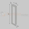 Nowoczesny kinkiet LED kamienny Orign czarny kamień 3000K 60cm Maytoni MOD311WL-L55B3K - 10
