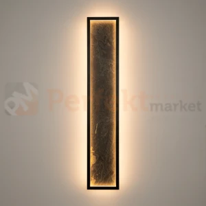 Nowoczesny kinkiet LED kamienny Orign czarny kamień 3000K 80cm Maytoni MOD311WL-L70B3K