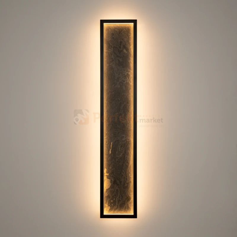 Nowoczesny kinkiet LED kamienny Orign czarny kamień 3000K 80cm Maytoni MOD311WL-L70B3K - 9