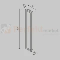 Nowoczesny kinkiet LED kamienny Orign czarny kamień 3000K 80cm Maytoni MOD311WL-L70B3K - 9