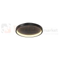 Lampa sufitowa kamienna czarny klosz plafon LED Orign 3000K 40cm Maytoni MOD311CL-L27B3K