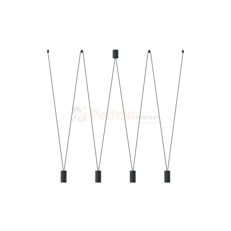 Lampa wisząca MORE EYE 7822 Nowodvorski Lighting czarny 4xGU10 - 3