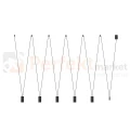 Lampa wisząca MORE EYE 7825 Nowodvorski Lighting czarny 5xGU10