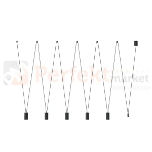 Lampa wisząca MORE EYE 7825 Nowodvorski Lighting czarny 5xGU10