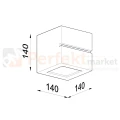 Kinkiet ceramiczny do malowania Leo Line - 5