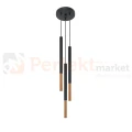 Lampa wisząca MOZAICA 3P czarna + miedź SL.0890 Sollux