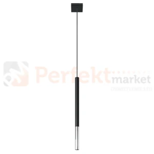 Lampa wisząca designerska MOZAICA 1 czarna chrom SL.0885 Sollux