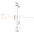 Lampa wisząca designerska MOZAICA 1 czarna chrom SL.0885 Sollux - 4