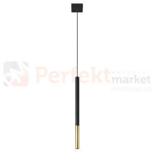Lampa wisząca designerska MOZAICA 1 czarno złota SL.0891 Sollux