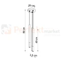 Lampa wisząca designerska MOZAICA 3P czarna chrom SL.0887 Sollux - 4