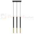 Lampa wisząca MOZAICA 3L czarno złota SL.0892 Sollux