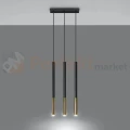  Lampa wisząca MOZAICA 3L czarno złota SL.0892 Sollux - 3