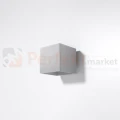 Kinkiet ścienny CUBE kostka G9 QUAD 1 szary