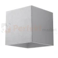 Kinkiet ścienny CUBE kostka G9 QUAD 1 szary - 2