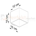Kinkiet ścienny Cube kostka G9 Quad 1 czarny - 6