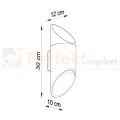 Oprawa spot kinkiet LED G9 Penne biała 30 cm - 4