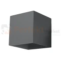  Kinkiet QUAD 1 antracyt ścienny kostka SL.0565 Sollux - 2