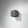  Kinkiet QUAD 1 antracyt ścienny kostka SL.0565 Sollux - 3