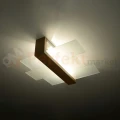 Lampa drewniana sufitowa plafon Feniks 2 naturalne drewno - 3