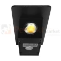 Kinkiet zewnętrzny elewacyjny LED RIXOS 6W CCT 45° IP65 czarny perfekt market olsztyn