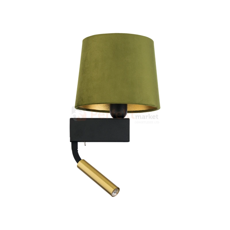 Kinkiet ścienny CHILLIN 8214 Nowodvorski Lighting zielono-złoty aksamitny 1xE27 1xG9 - 4