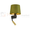 Kinkiet ścienny CHILLIN 8214 Nowodvorski Lighting zielono-złoty aksamitny 1xE27 1xG9 - 2