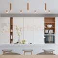 Kinkiet drewniany regulowany spot ZEKE dąb SL.1028 Sollux - 8