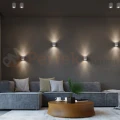 Nowoczesny kinkiet betonowy Orbis lampa ścienna - 8