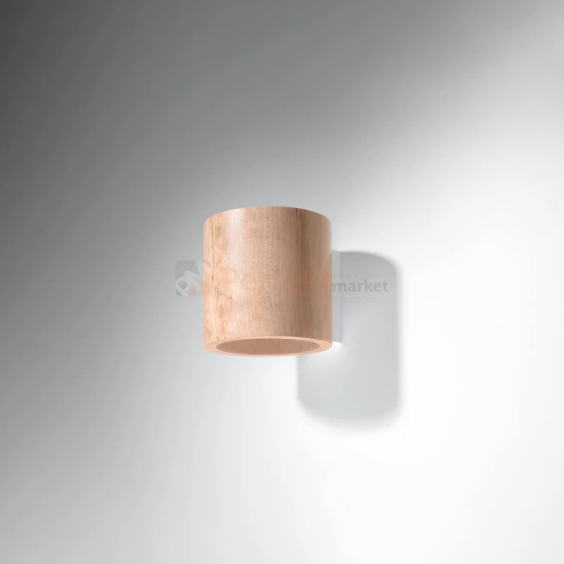 Nowoczesny kinkiet drewniany Orbis lampa ścienna - 8