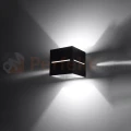 Nowoczesny kinkiet Lobo lampa ścienna czarna